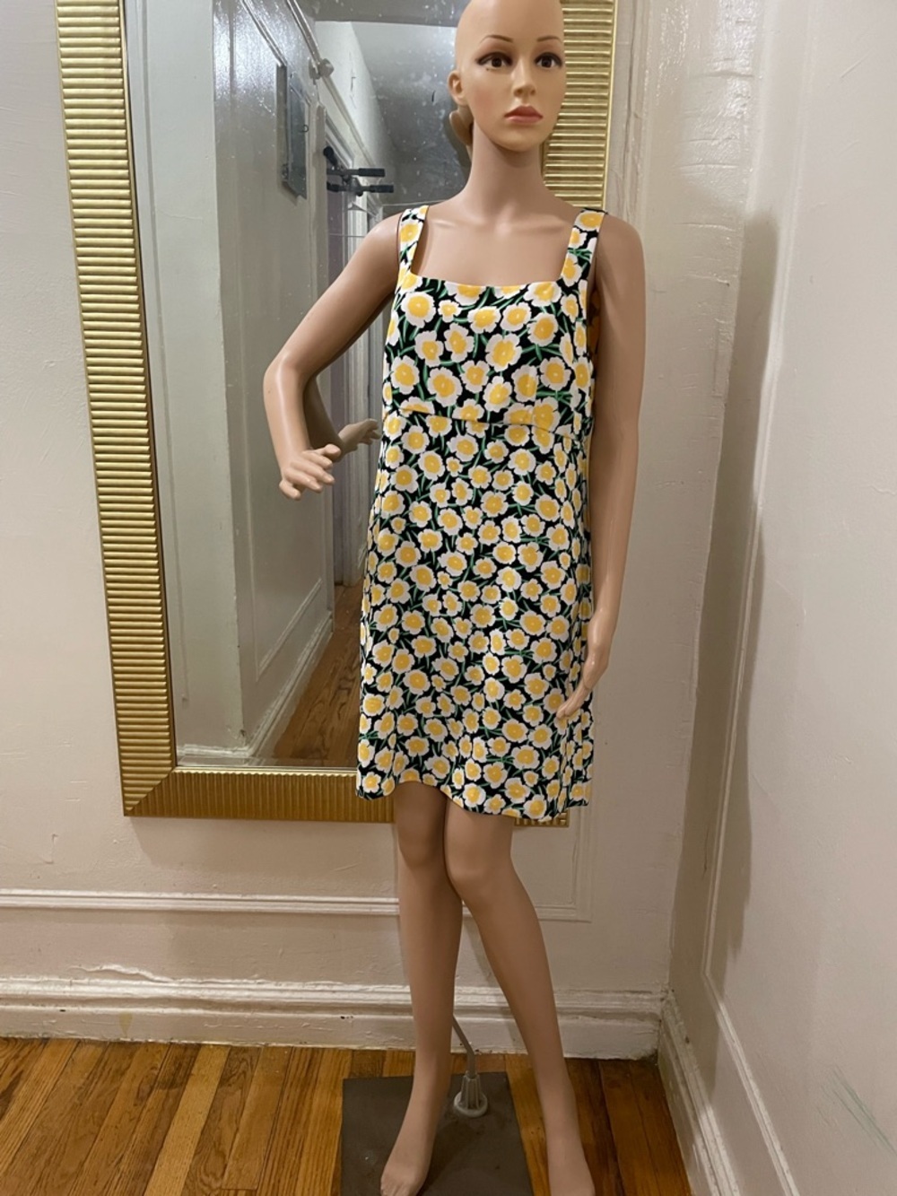 Diane Von Furstenberg Yellow Floral Print Dress by for target - Picture 3 of 16
